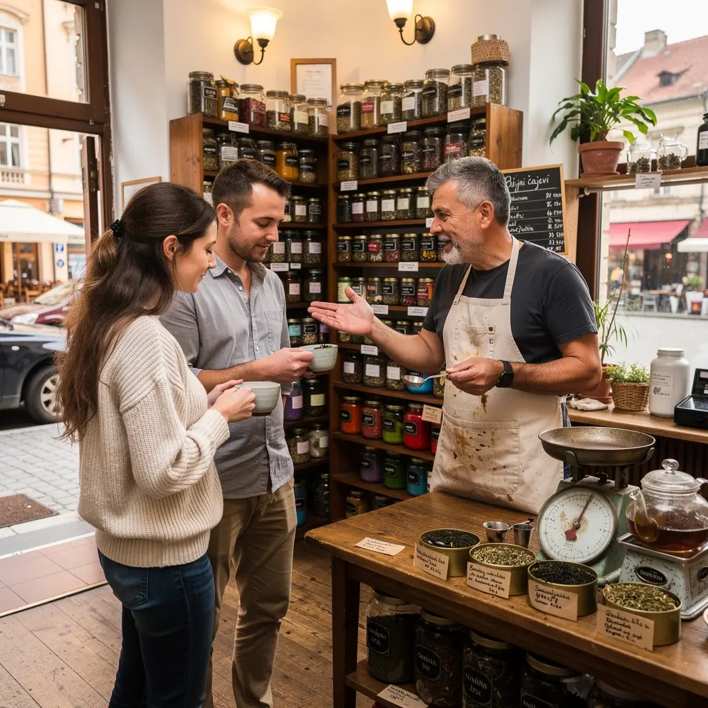 Sastojci za čaj s medom, đumbirom i limunom na kuhinjskom pultu