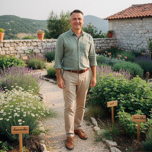 Par čaša biljnog čaja s medom i limunom na stolu